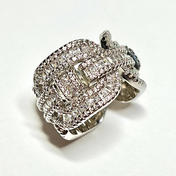 New Hip Hop Chain Zircon Ring - Picture 6 of 7